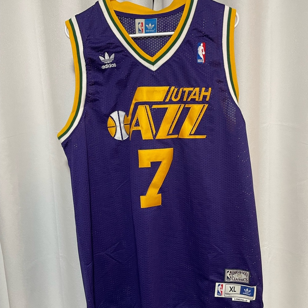 Adidas Utah Jazz Pete Maravich Jersey Size XL